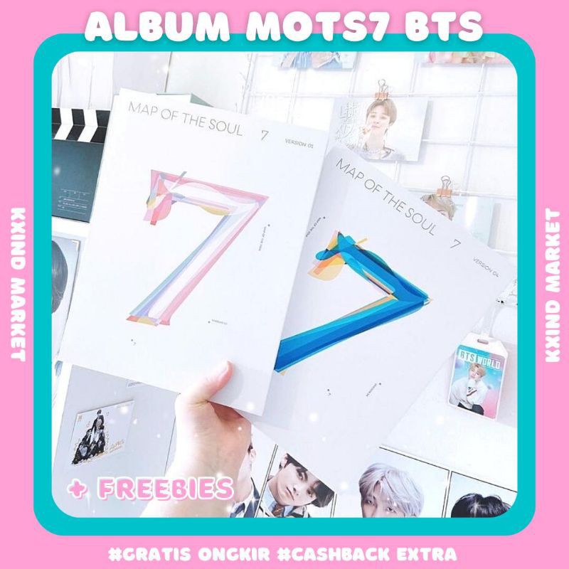 [SEALED] Album BTS Map of the soul 7 sealed original / Album MOTS7 / Album BTS terbaru / album murah