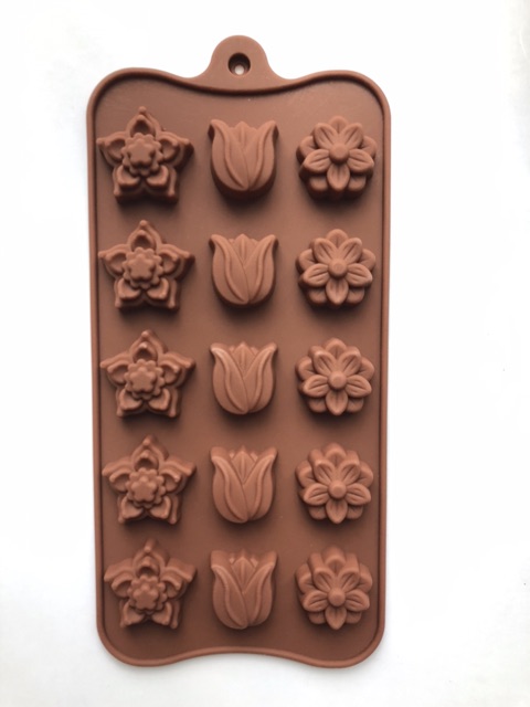 Cetakan Silikon Bunga/ Cetakan Coklat/ Cetakan Es/ Cetakan Pudding/ Cetakan Sabun / Silicone Mould