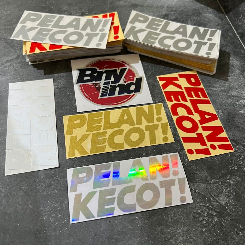 STICKER PELAN KECOT CUTTING