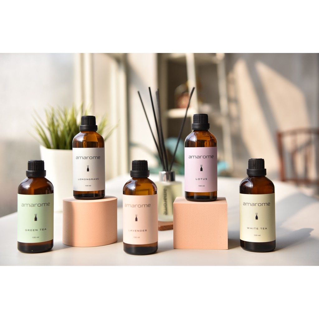 Amarome Reed Diffuser REFIL 100ml | Pengharum Ruangan | Pewangi Ruangan