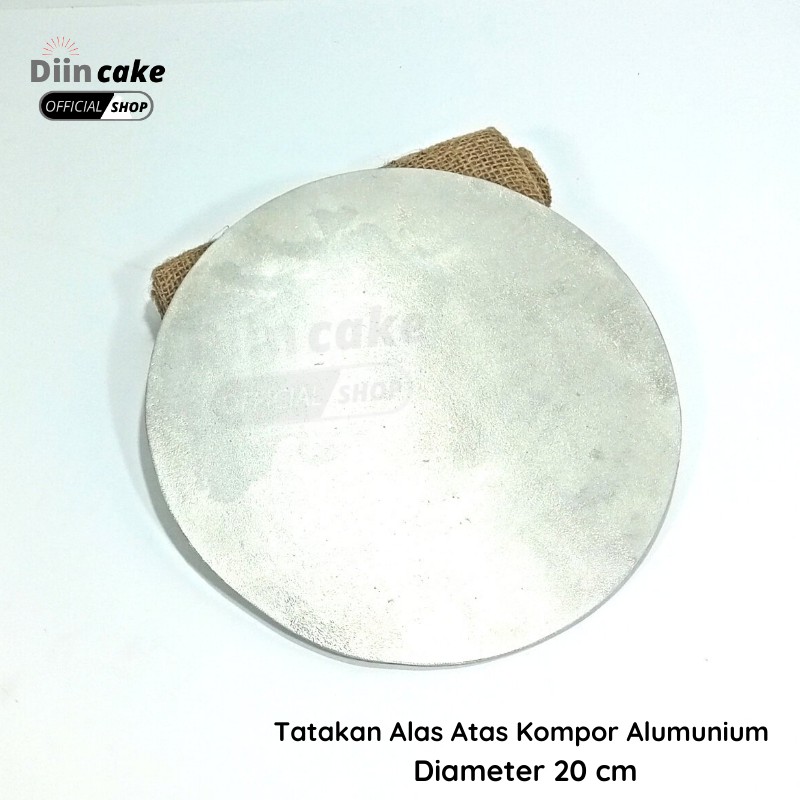 Alas Tatakan Atas Kompor Aluminium UKURAN 20 CM Anti Karat Serbaguna Untuk Pengorengan