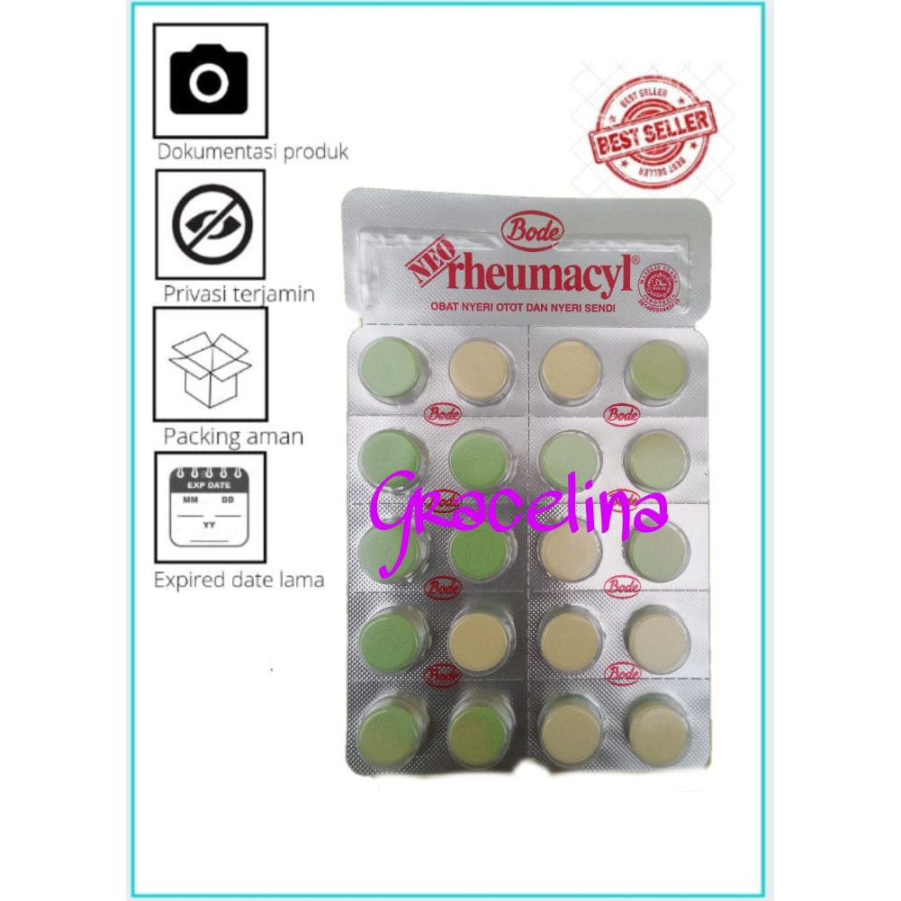 Obat pereda nyeri/ Neo Rheumacyl 20 Tablet/ Obat pegel pegel/ Neo Rheumacyl 20 Tablet/ Obat nyeri se