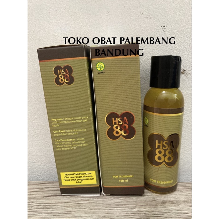 COD MINYAK BALUR HSA88 100ML MINYAK GOSOK HSA 88 MINYAK HERBAL HSA88 KUTUS
