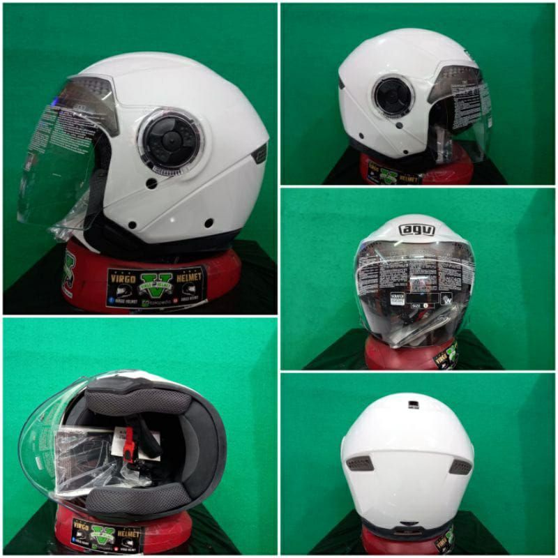 AGV HELM CITY LIGHT SOLID WHITE GLOSY