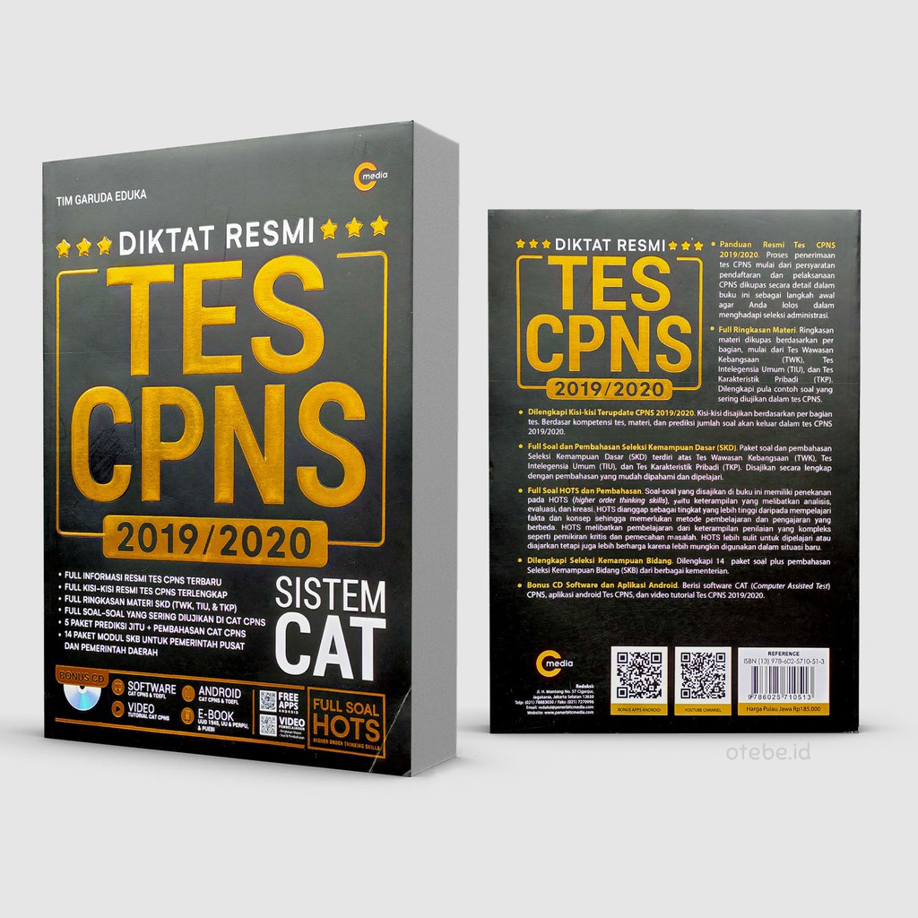 Diktat Resmi Tes CPNS 2019/2020 (Bonus CD + App Android)