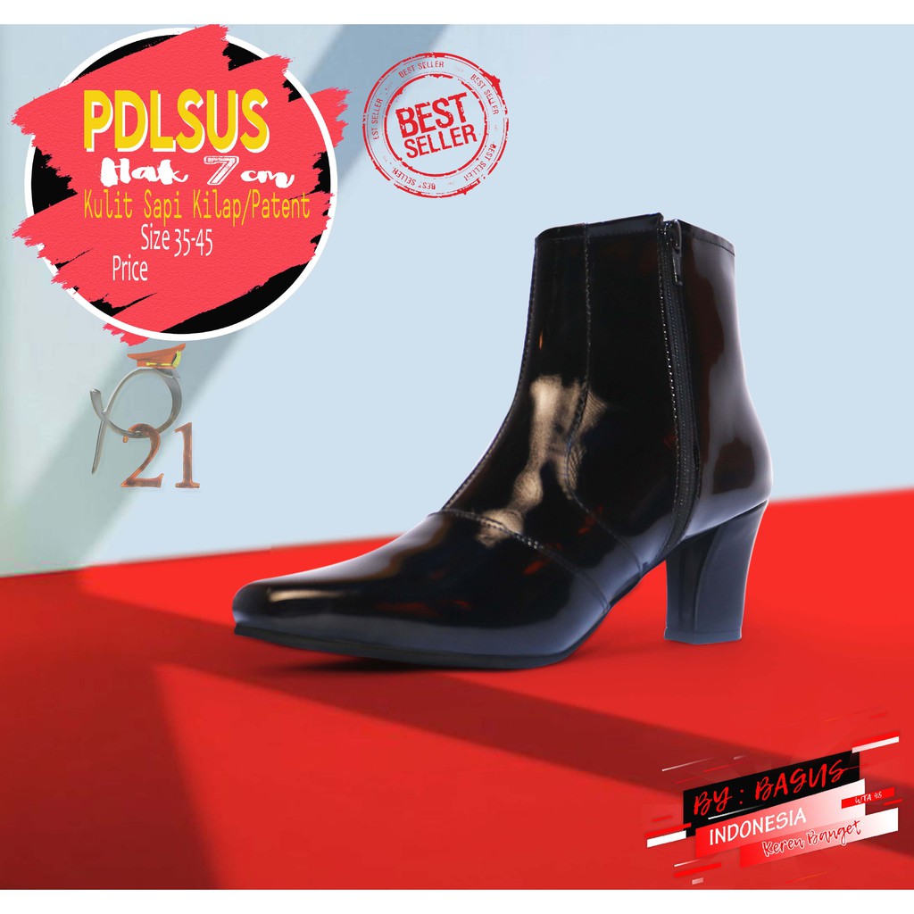 SEPATU WANITA SEPATU PDL SUS SEPATU PDH MERK P21 SEPATU POLWAN