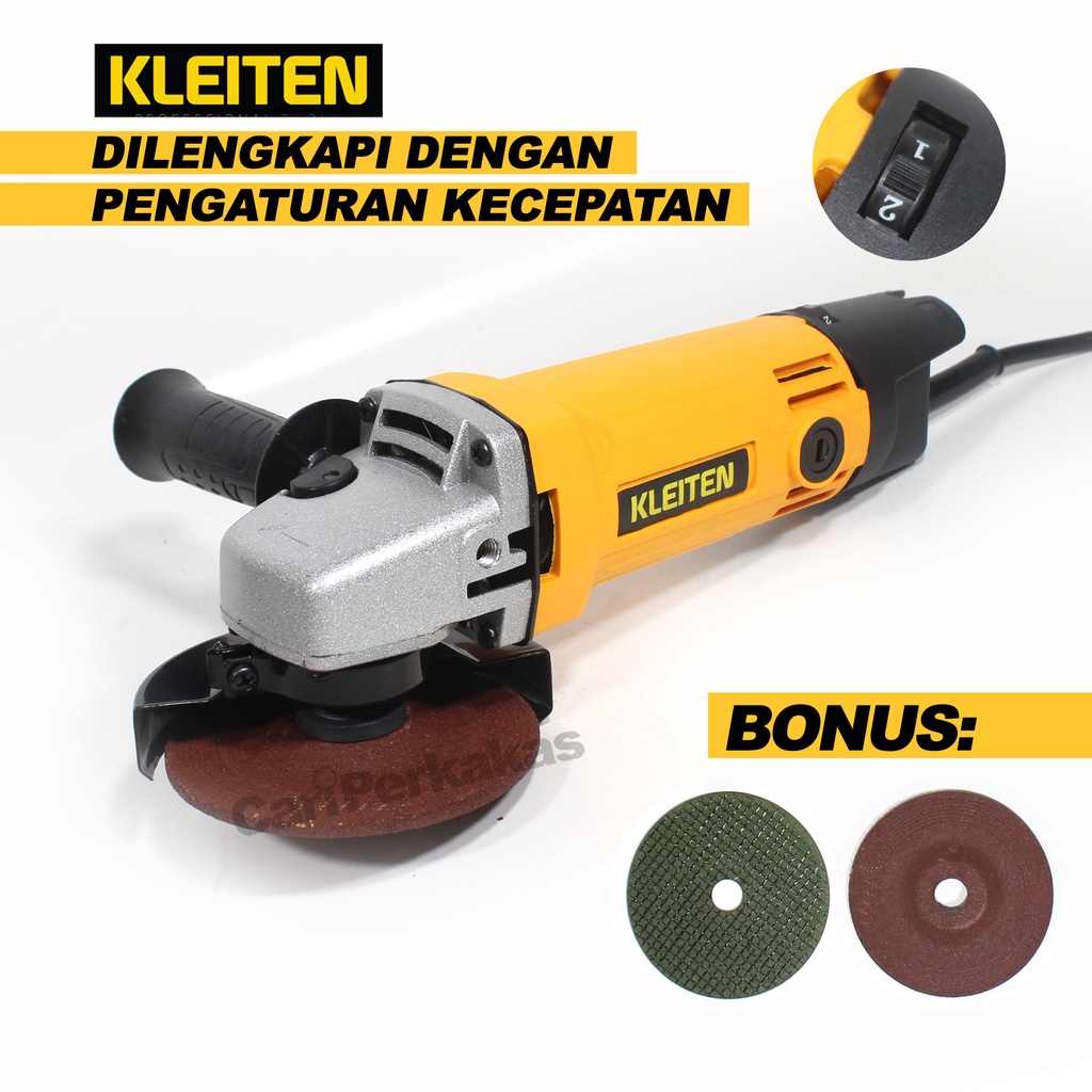 KLEITEN AGK954-V Mesin Gerinda Tangan Variable Speed Gurinda Grinda Gerindra - Gurinda Potong - Angl