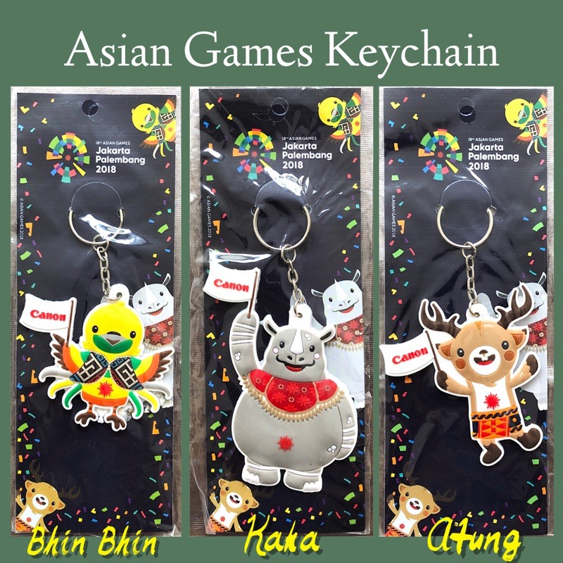 Asian games Keychain/Gantungan Kunci 2018