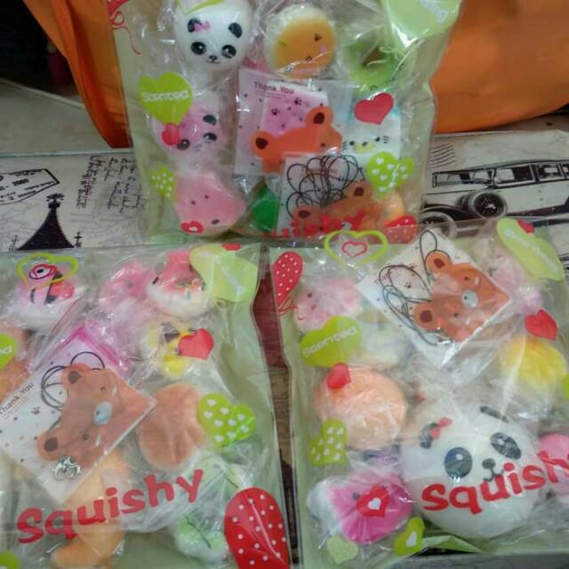 Terbaru Sekuisy Squishy Murah Paket Squisy Imut Sequisi Koleksi Anak Kekinian Kado Unik