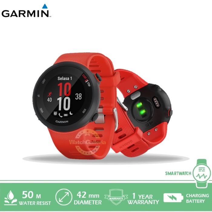 Jam Tangan Garmin Forerunner 45 Merah Original Murah