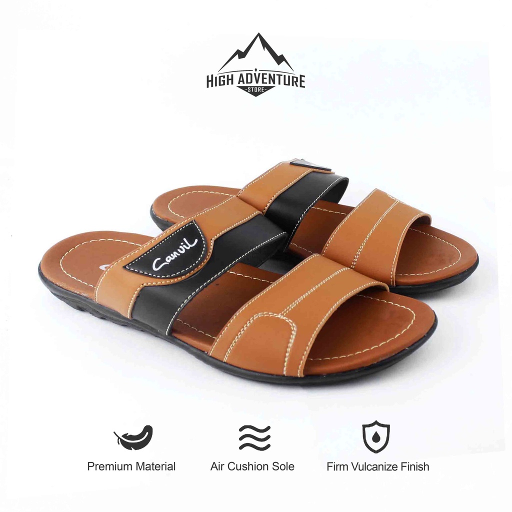 Sandal Selop Pria Model Casual Slop Murah Kekinian CVL-11 PTH