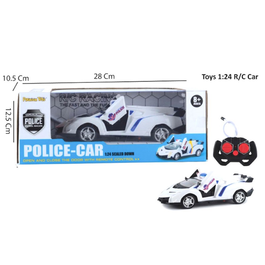 Mainan Remote Kontrol Mobil Polisi PR 17228 - RC Police Car