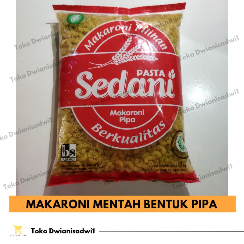 

Pasta Makaroni / Macaroni Mentah Bentuk Pipa Berat 1000gram