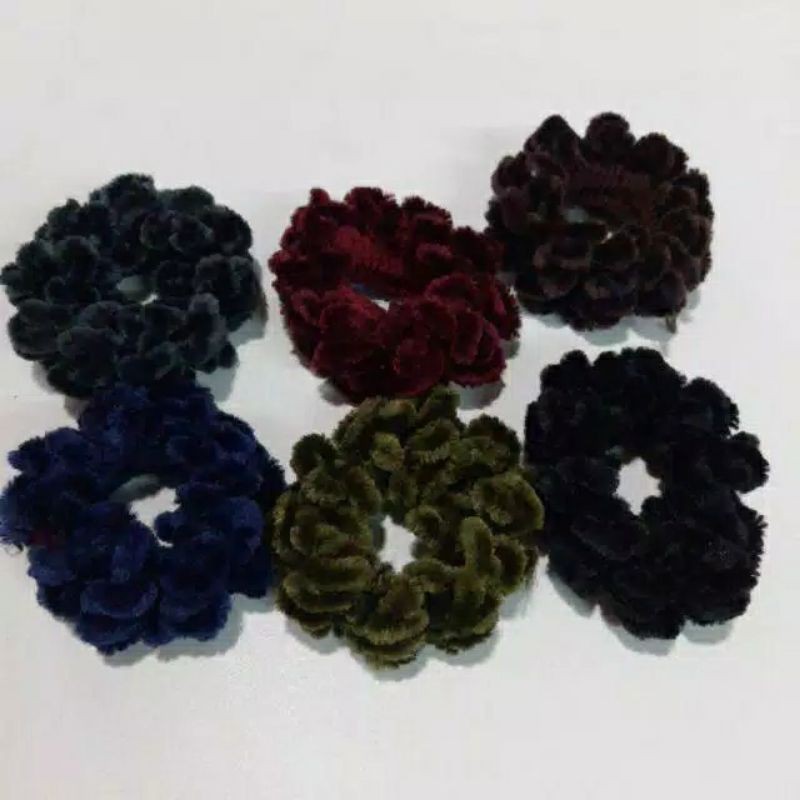 ikat rambut ubur ubur isi 12 pcs