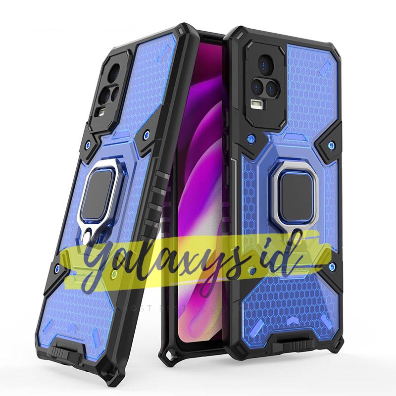 CASE VIVO Y21 / Y21S /Y21T /  Y21A 2022 / Y33S / Y33T / Y20 / Y20S / Y20i / Y20A / Y12S  HARDCASE HYBIRD WARRIOR RING ARMOR SPACE CAPSULE CASING