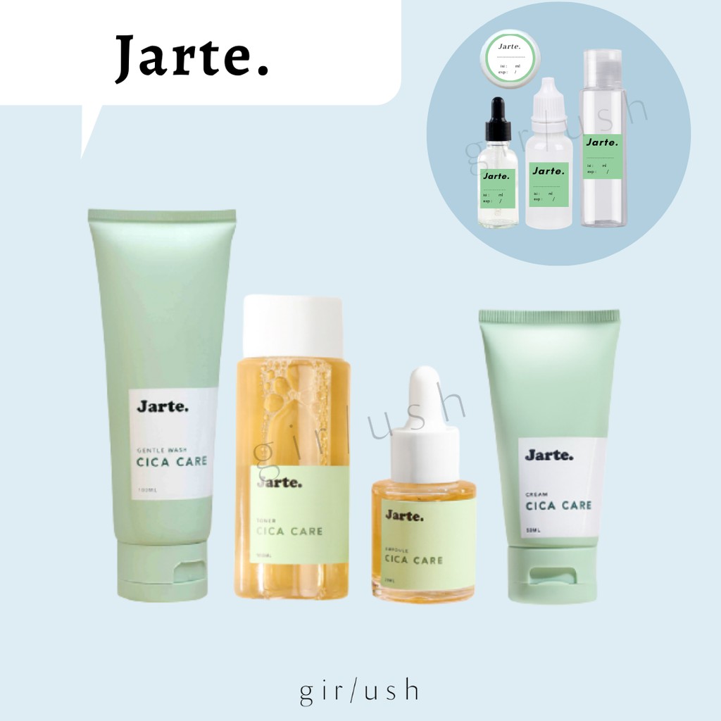 (SHARE) Jarte CICA Care Gentle Wash/Toner/Ampoule/Cream Moisturizer