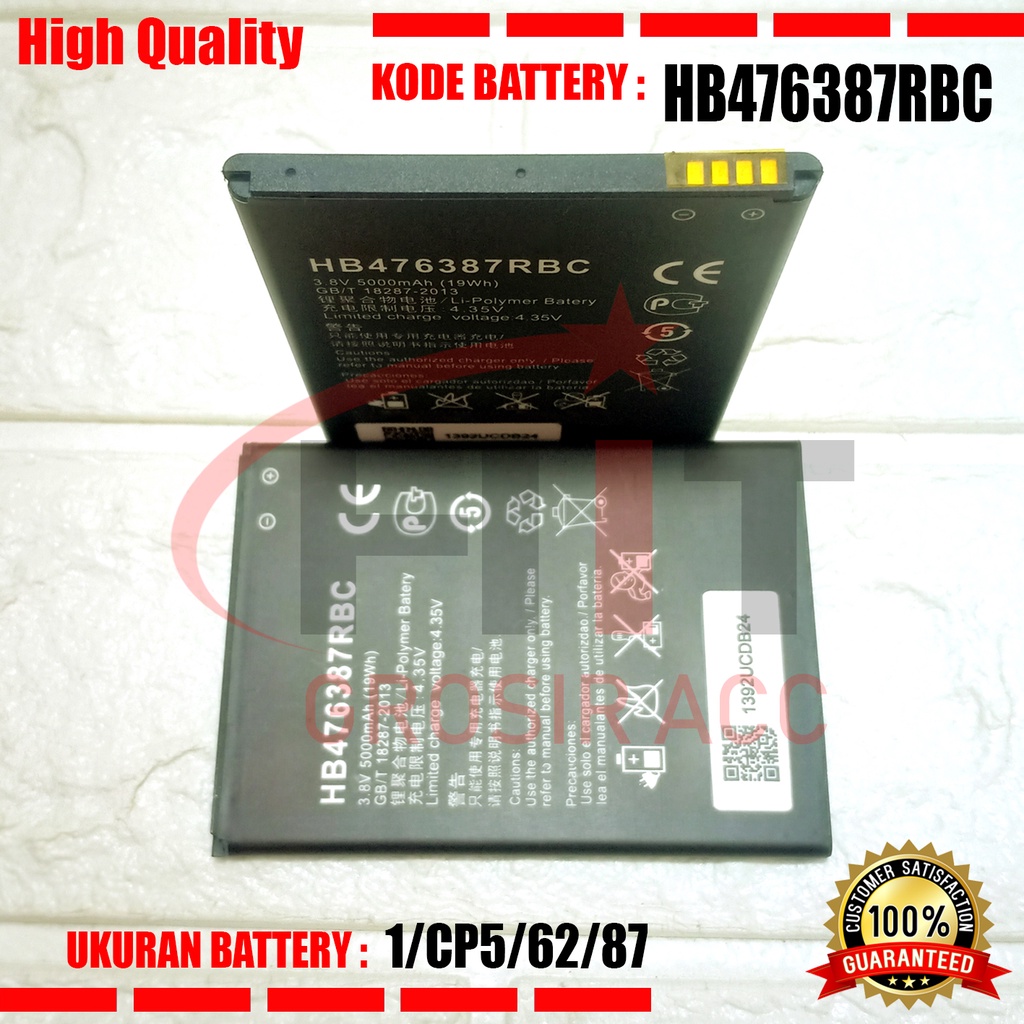 Baterai Battery Huawei Honor 3X G750 / HB476387RBC