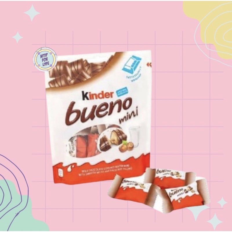 

KINDER BUENO MINI isi 16 pcs/ 85 gr