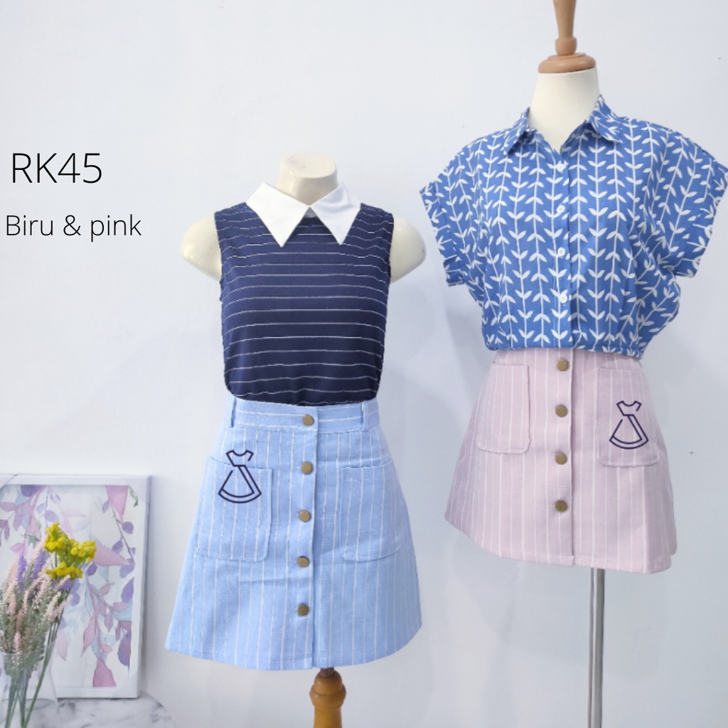 RK45 - ROK KANCING MINI FLARE LUCU IMPORT MODERN MURAH