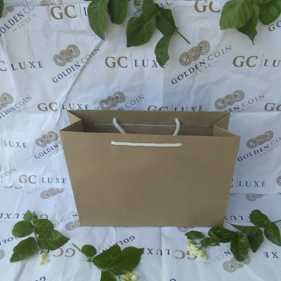 

Paperbag Kraf Cokelat Polos Ready Stok Grosir Lebih Murah