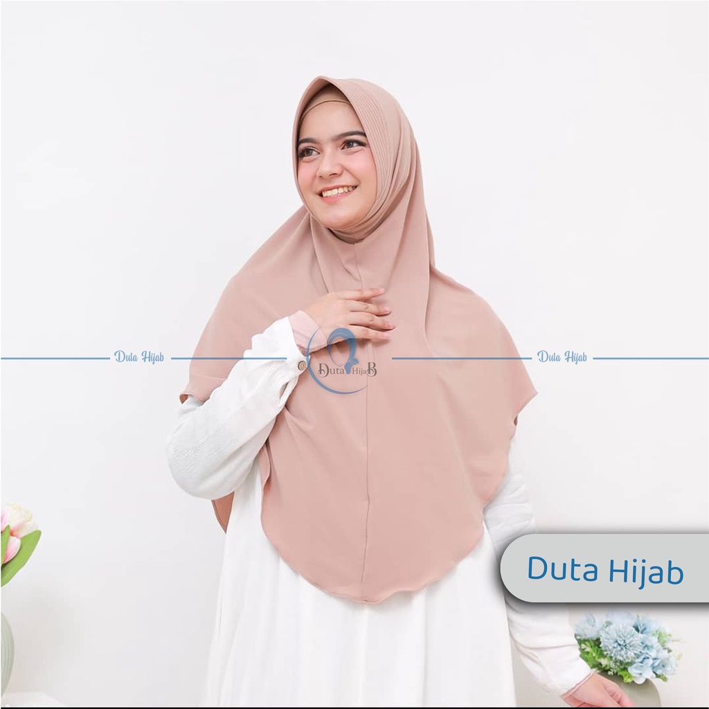 JILBAB INSTAN KHIMAR SPANDEX JERSEY UKURAN L PREMIUM HIGH QUALITY