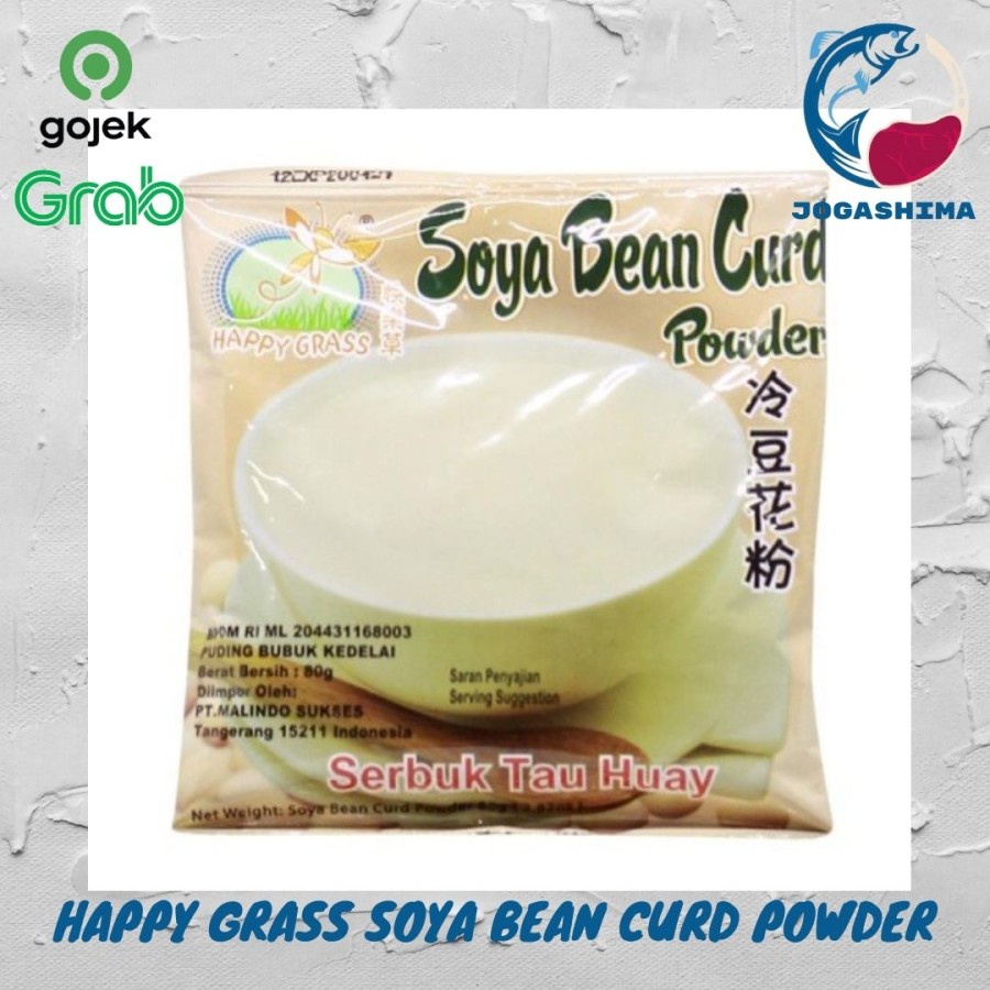 

Happy Grass Soya Bean Curd Powder/ Serbuk Tau Huay/ Bubuk Puding 80grm