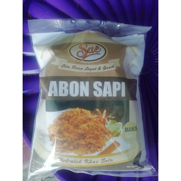 

abon sapi asli Solo "SAE"-MANIS