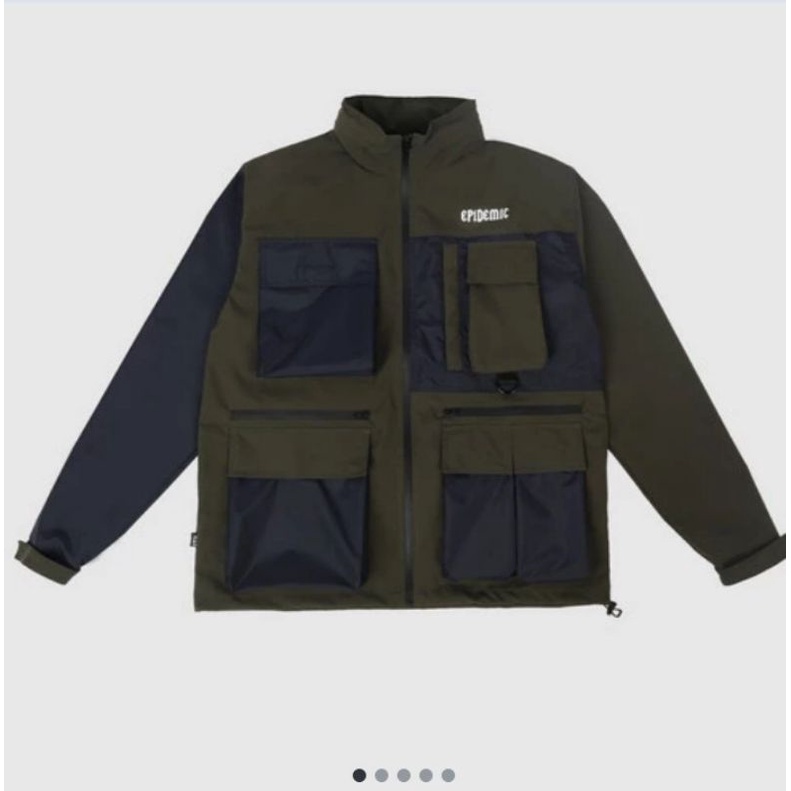 MARCO GREEN NAVY - JAKET EPIDEMIC - S