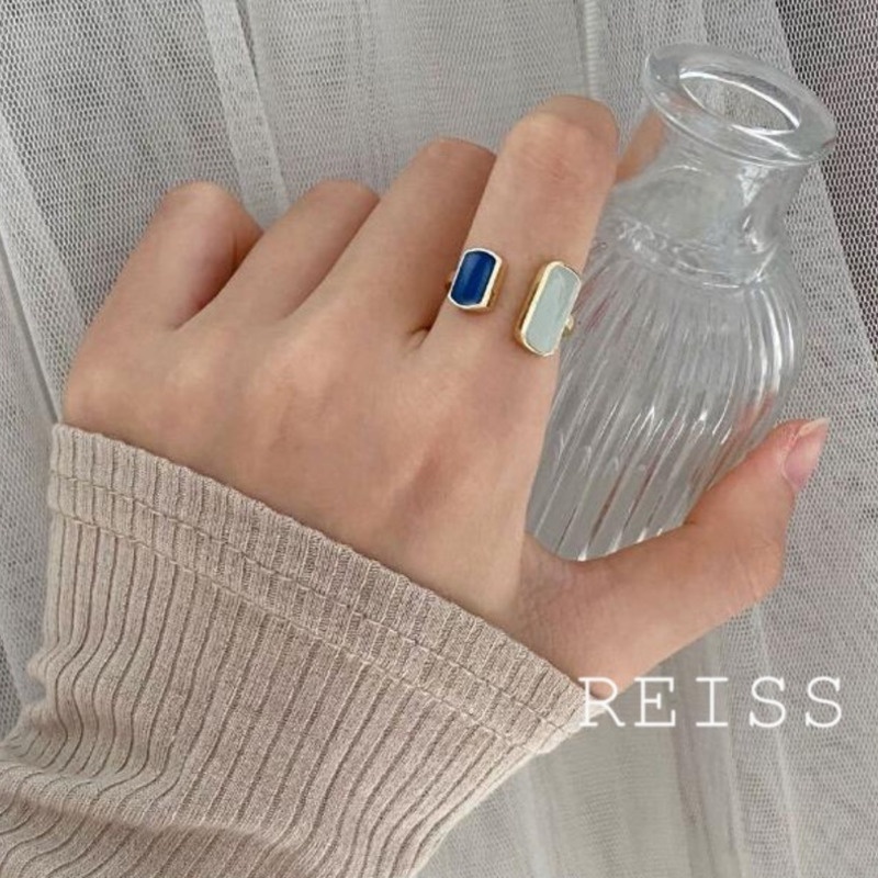 Retro Ring Simple Fashion Geometric Open Index Finger Ring For Women Rings Cincin Jari Telunjuk Model Terbuka Bentuk Geometris Gaya Retro Untuk Wanita