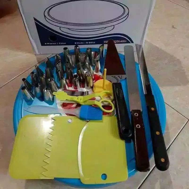(BISA COD)paket dekorasi kue pernikahan / alat dekorasi kue ulang tahun /