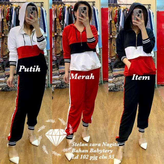 SET CELANA ZARRA NAGITA, HODIE TRAINING BABYTERRY, SETELAN