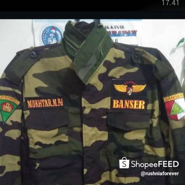 jaket banser BB nato