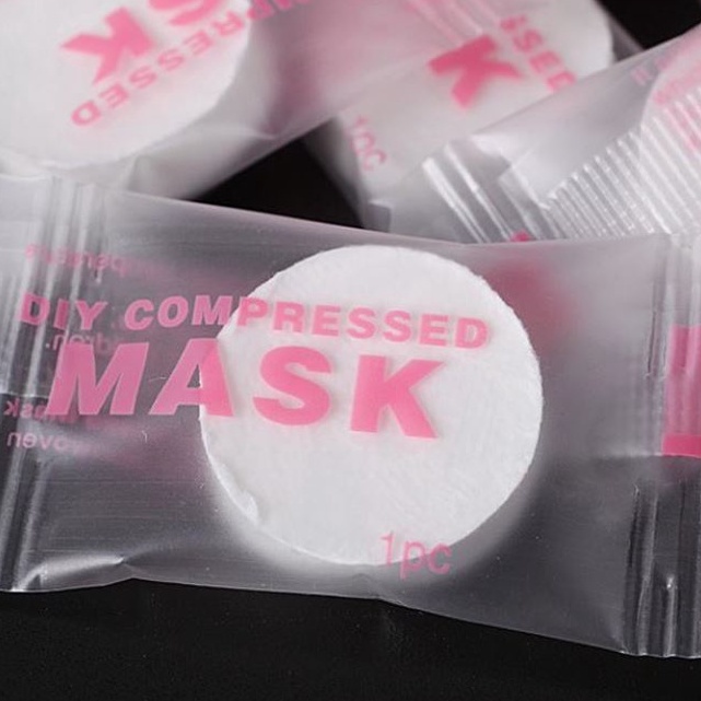 Compressed Mask Paper Masker Wajah kertas Masker