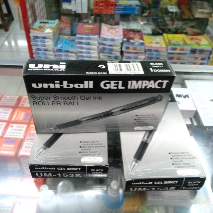 

Unik Uniball Gel Impact 1,0 Hitam Isi 12 Hot Sale