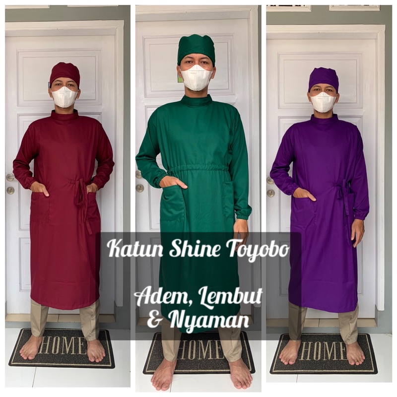 Gown Apd Gown Medis Bordir Nama Surgical Gown Jubah Medis Gown Toyobo Gown Apd Toyobo Gown Medis Toy