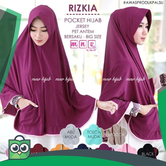 HIJAB INSTANT RIZKIA SAKU