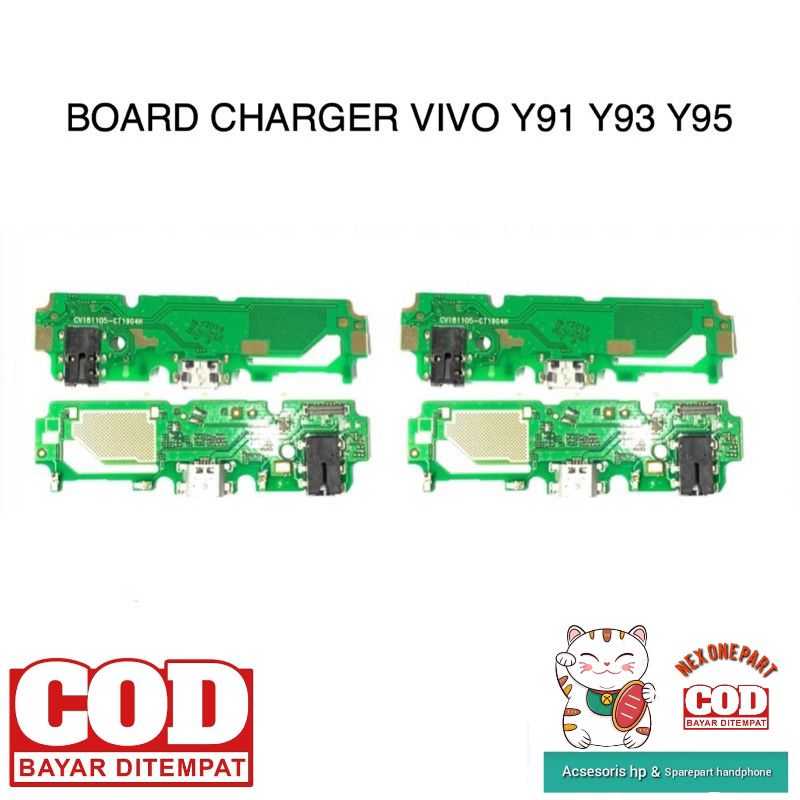 BOARD KONEKTOR CONEKTOR PAPAN CHARGER CAS VIVO Y91 Y93 Y95 ORIGINAL