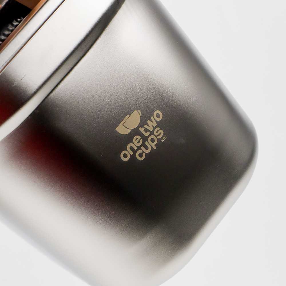 TD-AI04 One Two Cups Box Wadah Kopi Espresso Knockbox Container Barista - KB1