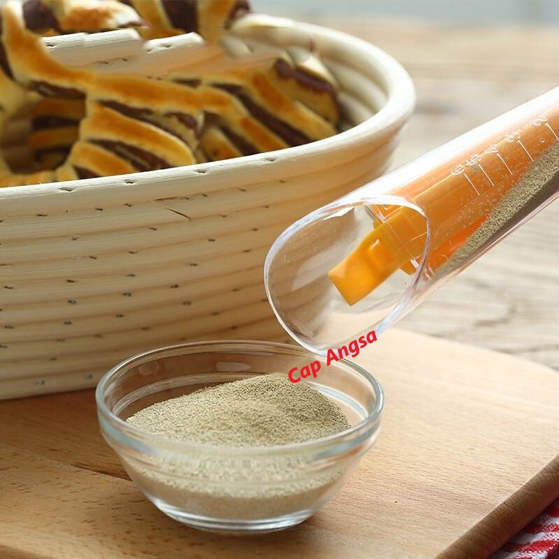 YEAST MEASURING CUP TOOLS WITH SEALING CLIP ALAT UKUR RAGI TEMPE ROTI TAPE 2in1 KLIP JEPITAN PENJEPIT PLASTIK