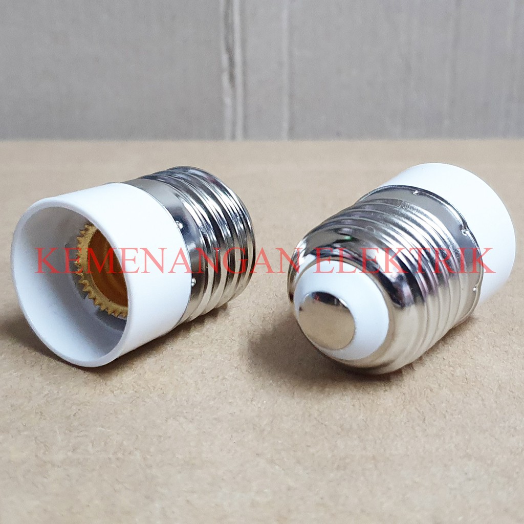 KONVERTER LAMPU FITTING E27 KE E14 LIGHT CONVERTER ADAPTER E27 TO E14