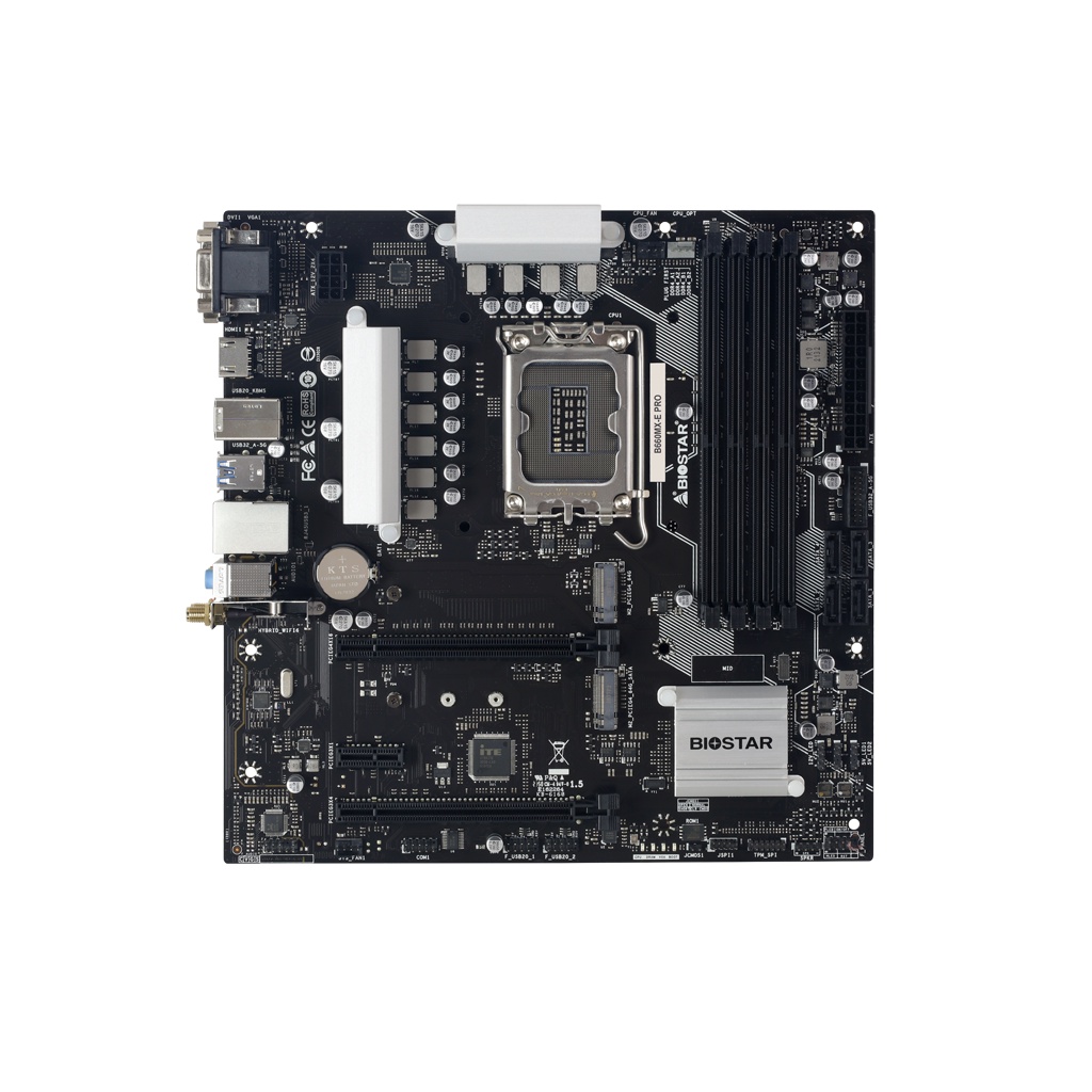 BIOSTAR Motherboard B660MX-E PRO Intel B660 LGA1700 DDR4