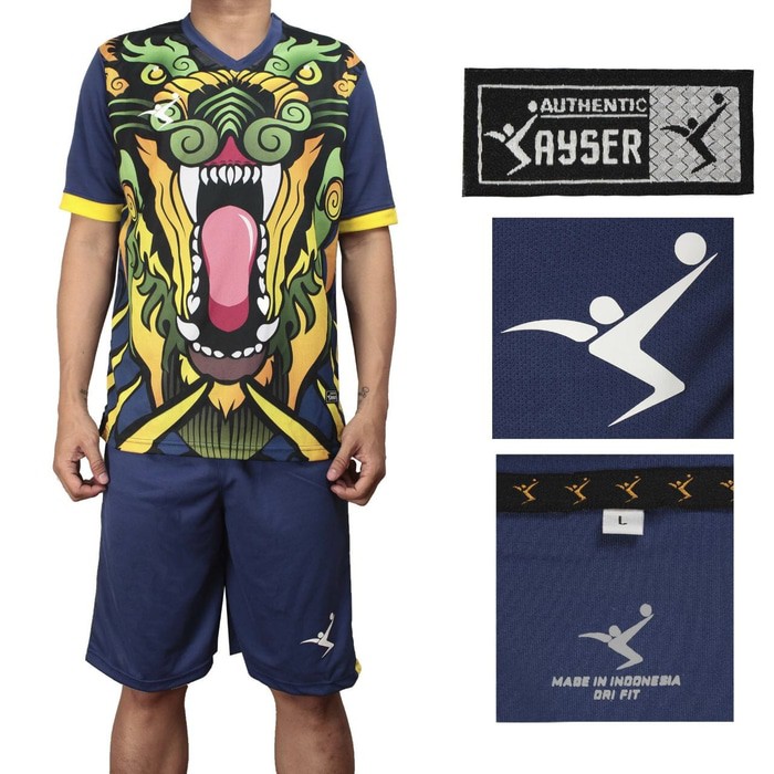 Unik DRAGON kaos stelan setelan jersey futsal sepak bola kayser Limited