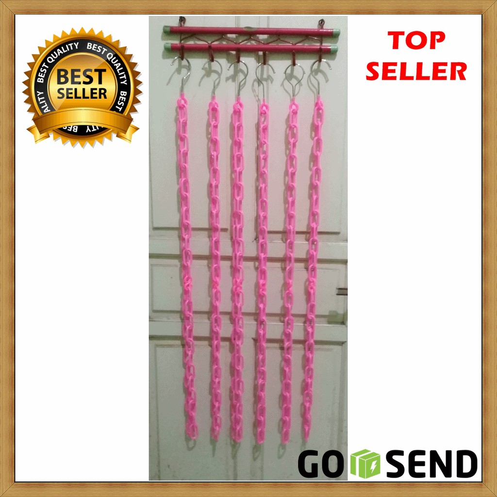 TERMURAH Rantai Display Gantung Baju Celana Kait S hook TERMURAH Rantai Display Gantung Baju Celana Kait S hook