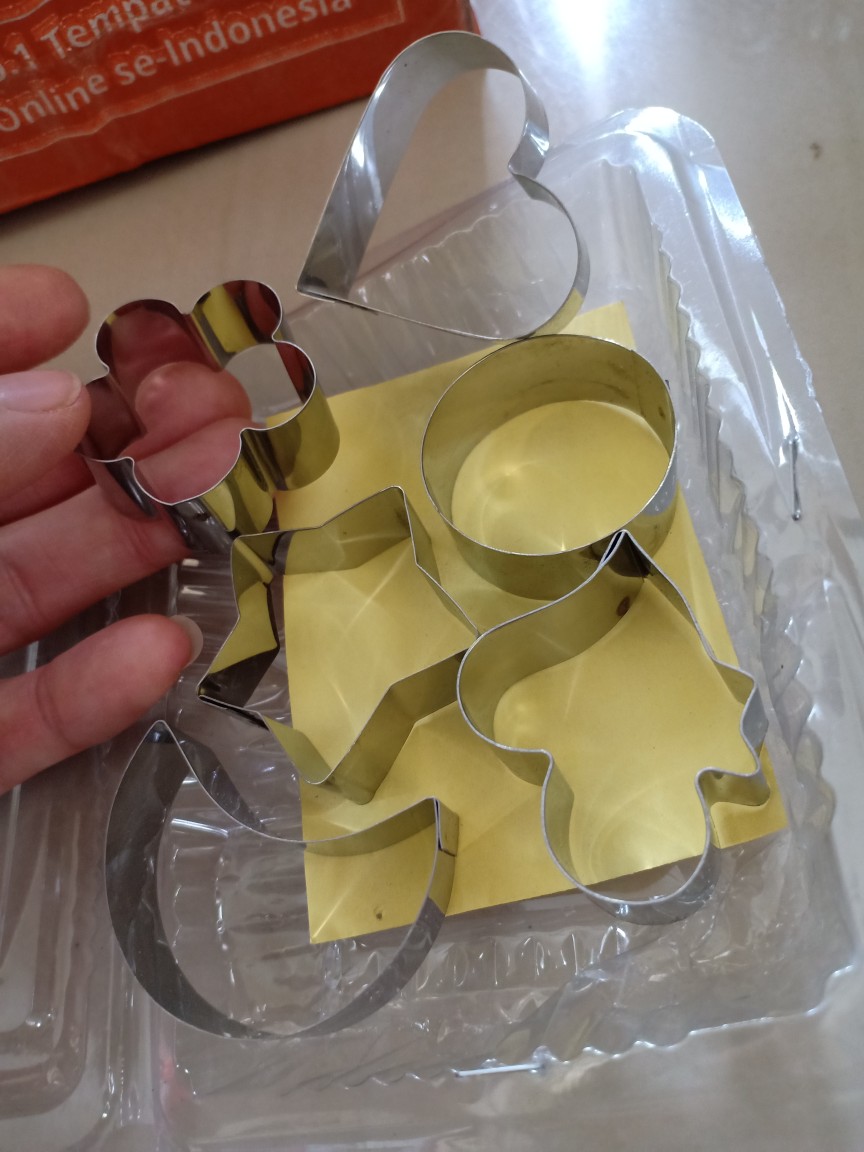 Cetakan Kue Kering/cutter Cookies Isi 15