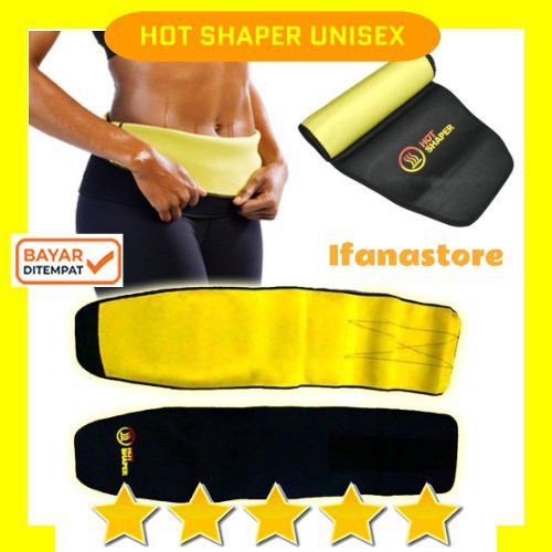hot shaper waist unisex / KORSET / hot shaper / sabuk pelangsing (sabuk pembakar lemak unisex)