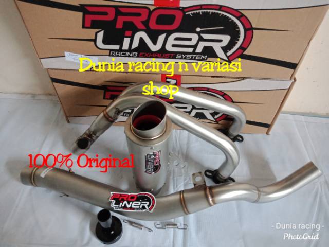 Knalpot Proliner Ninja 250 Fi TR 1 R new Titan Short full system original Proliner