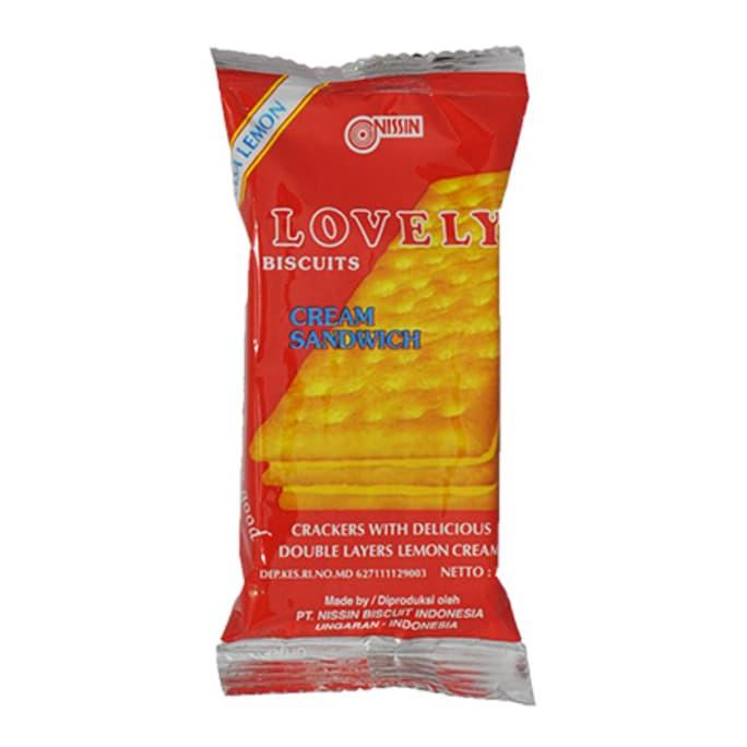 

NISSIN LOVELY LEMON 25 GRAM 1 KARTON ISI 100 PACK