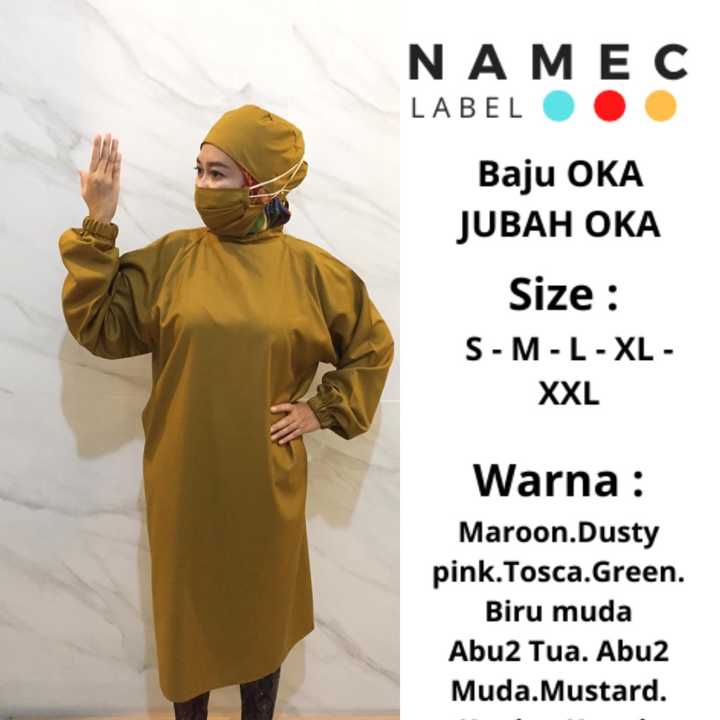 GOWN OKA BAJU OPERASI  JUBAH OPERASI  JUBAH  OKA 