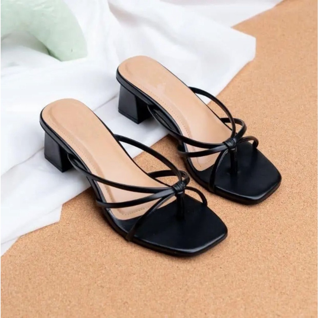 (XI-03) SANDAL WANITA TERBARU KEKINIAN HEELS COLLECTION