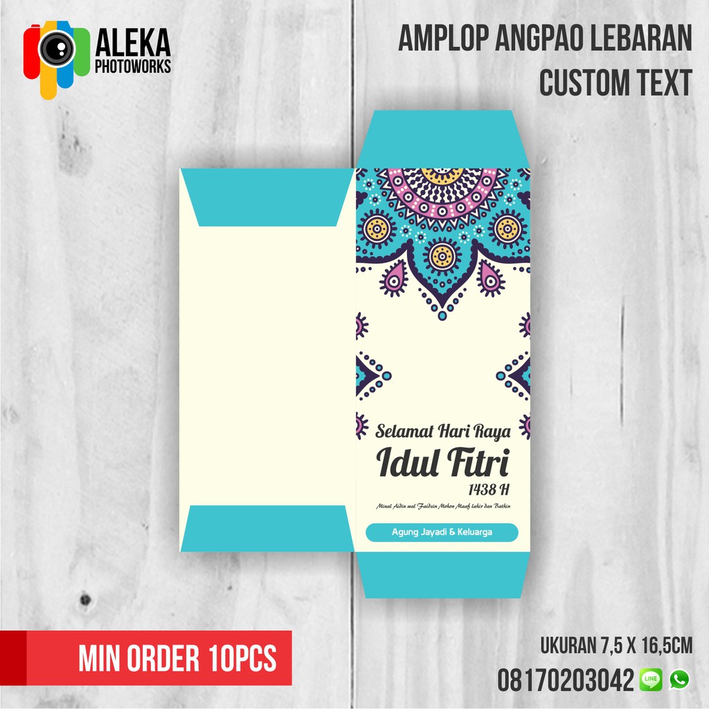  Amplop  Angpao Lebaran  Custom Design 14 Shopee Indonesia